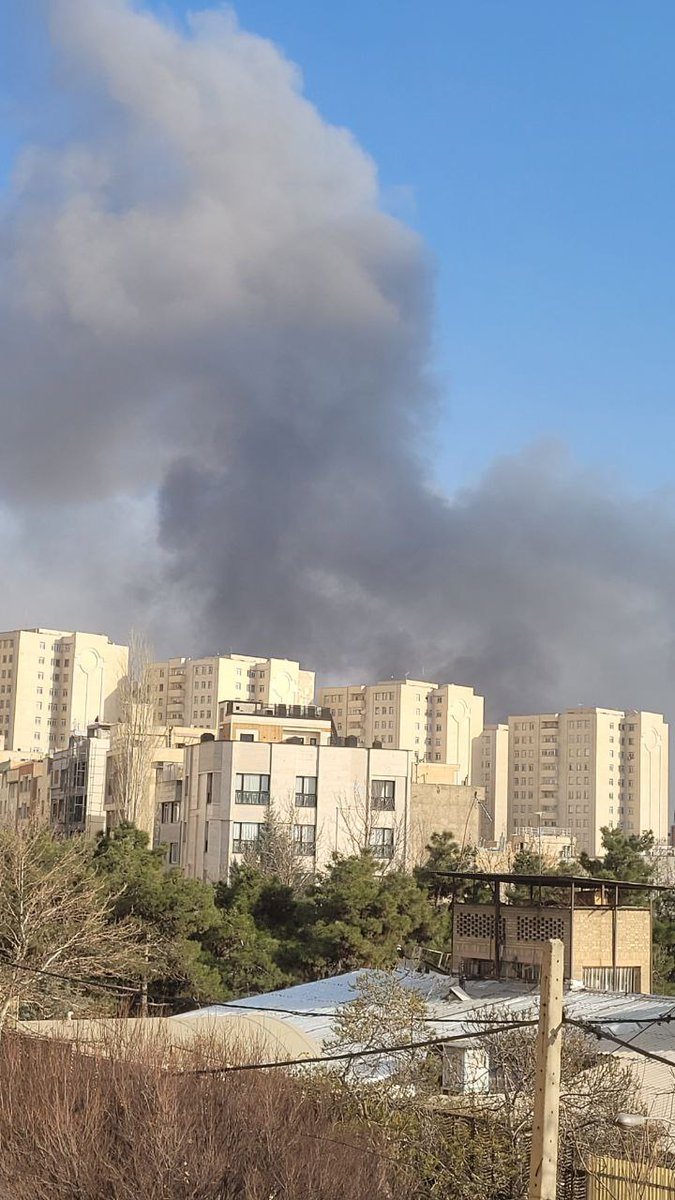 Airstrike near Abuzar town, northeastern Tehran
