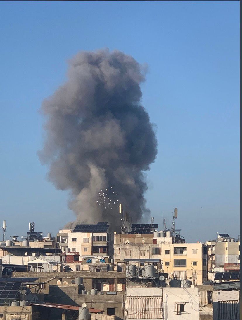 Israeli raid on the southern suburbs of Beirut