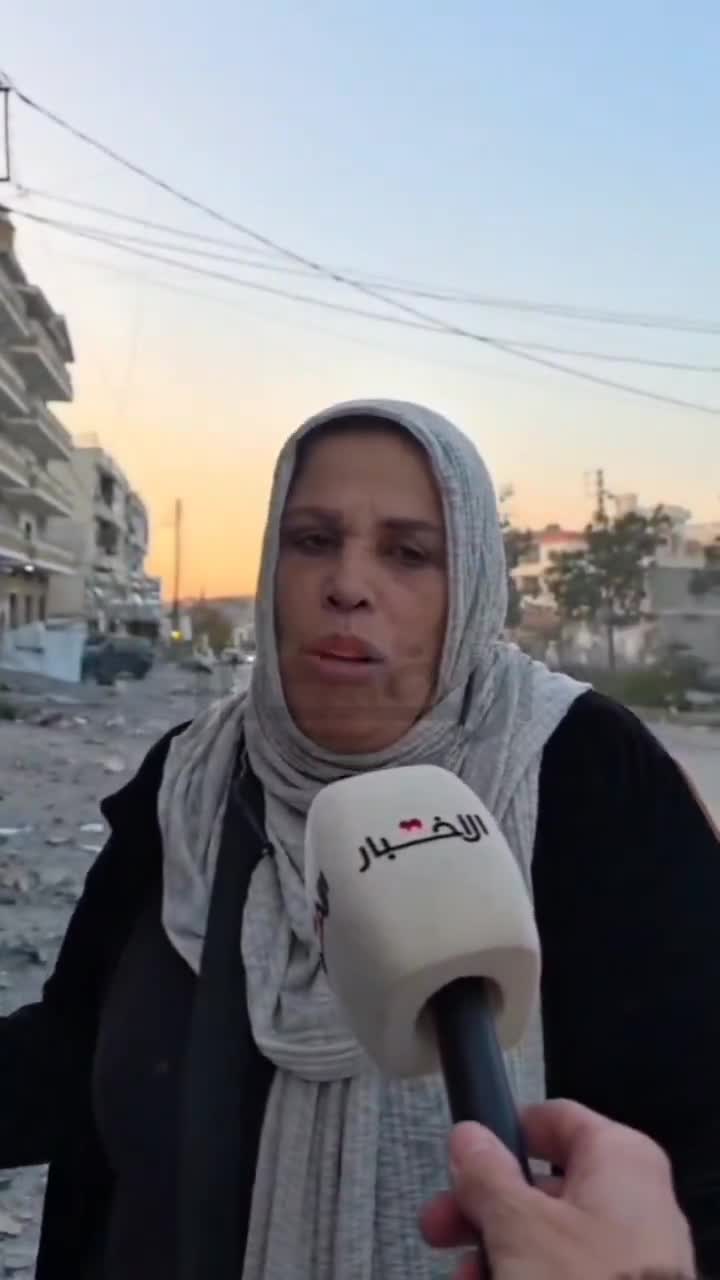 The aftermath of the Israeli airstrike that targeted the Al-Qard Al-Hasan building in Haboush