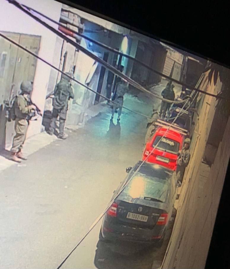 Images of Israeli security forces operation in the city of Qalqilya, amid a campaign of raids on residents' homes.
