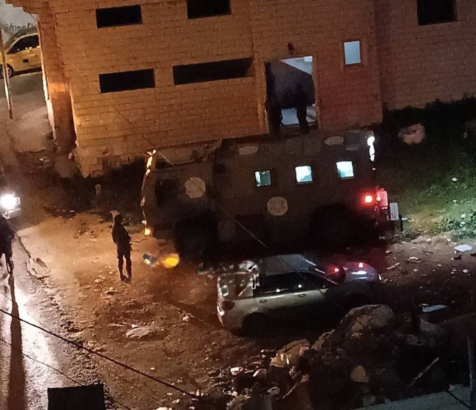 Images of Israeli security forces operation in the city of Qalqilya, amid a campaign of raids on residents' homes.
