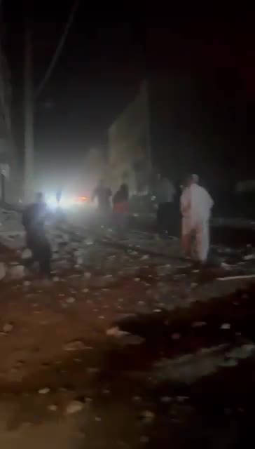 “Oh my god, look what it has done,” a man says walking around a police station flattened in the Kurdish city of Javanrud in Kermanshah province by Israeli airstrikes. Another person said ‘they issued a warning beforehand”