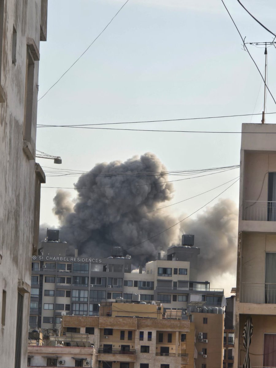 Violent Israeli raid on the southern suburb of Beirut