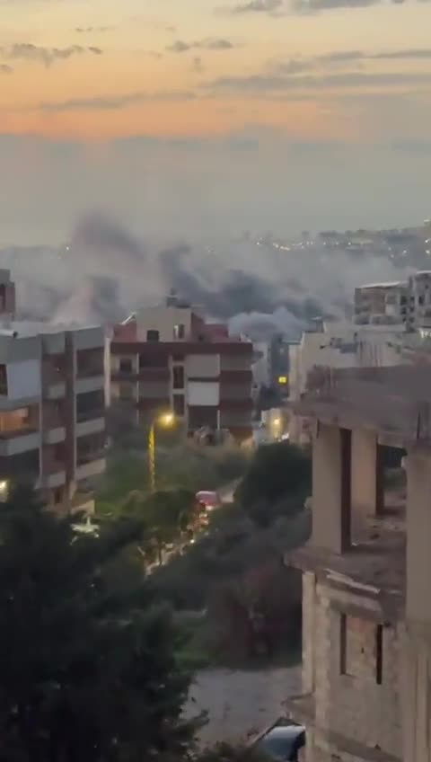 Scenes from the Israeli raid on the suburb