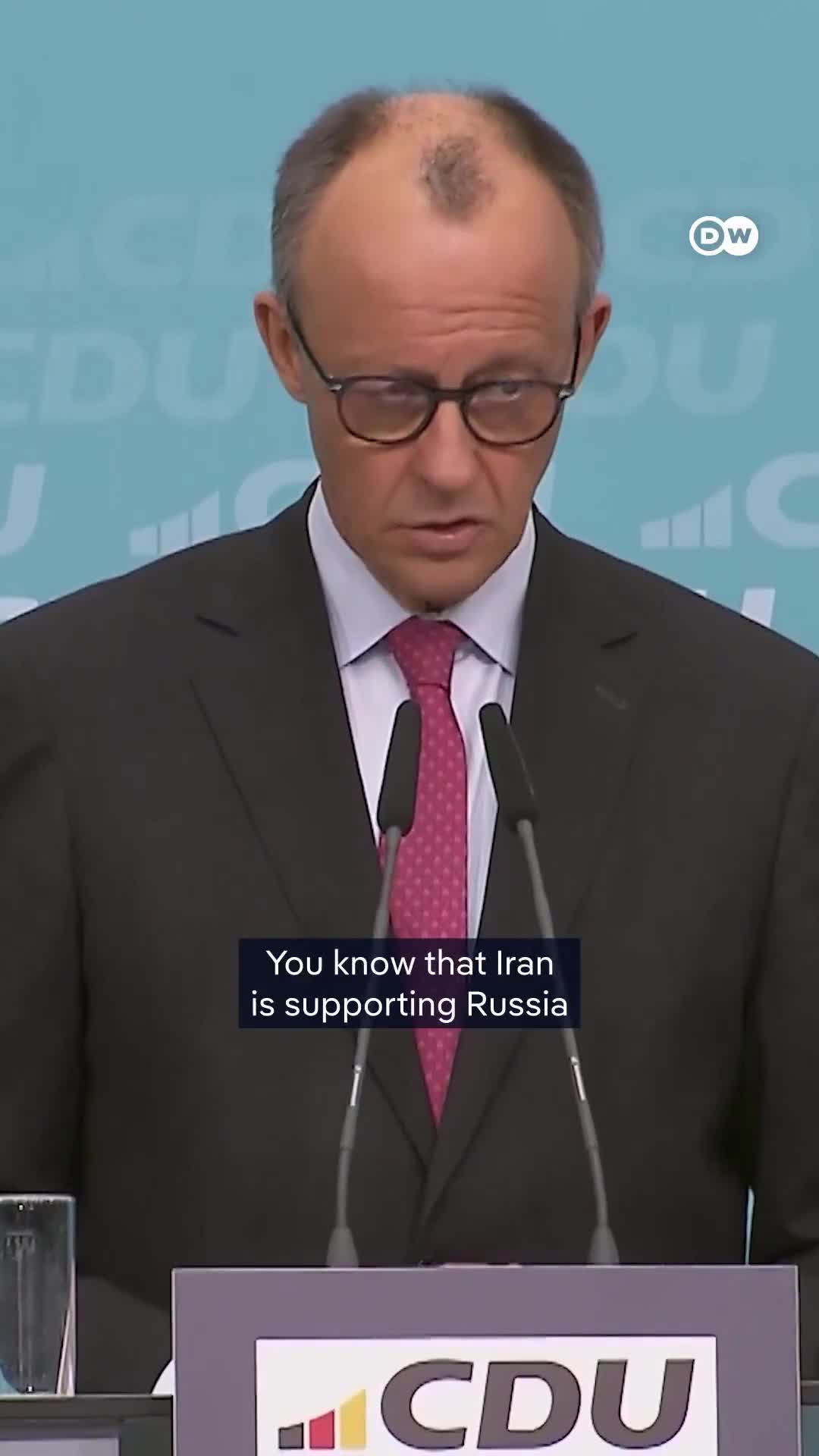 German Chancellor Merz on Iran: Iran is the center of international terrorism, and this center must be shut down. The Americans and Israelis are doing that in their own way