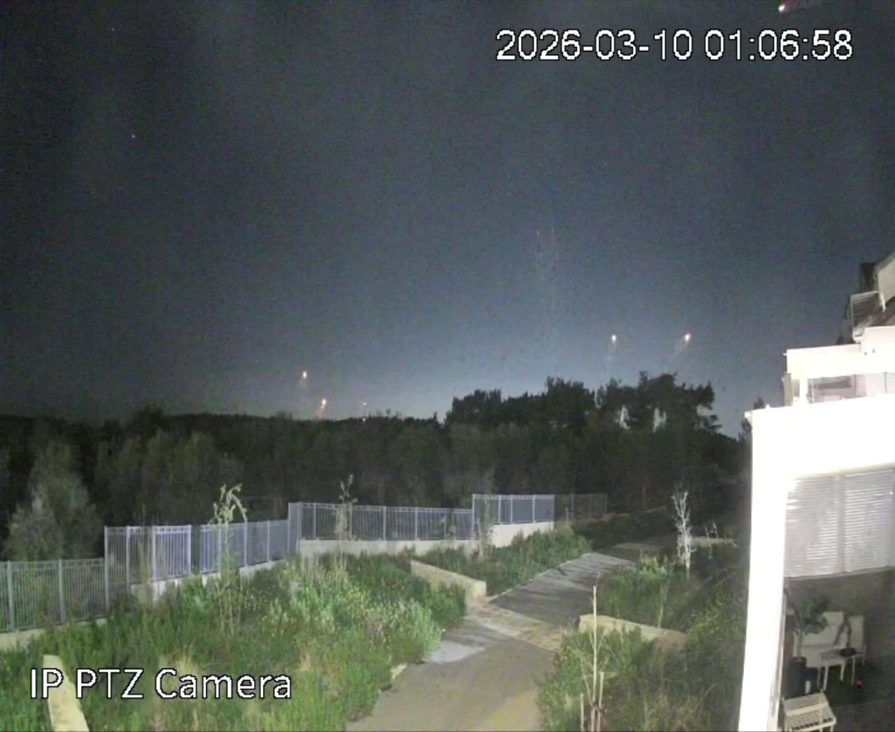 Interceptions in the skies over Haifa from the last barrage towards the northern region