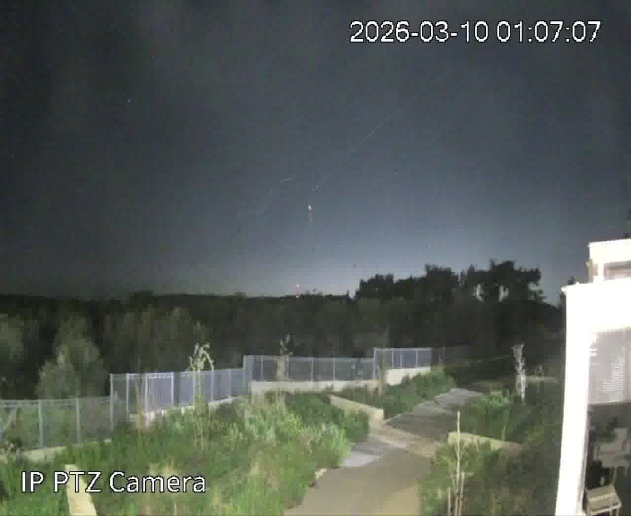Interceptions in the skies over Haifa from the last barrage towards the northern region