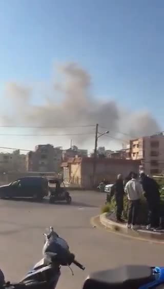 The second raid targeted the southern suburbs and the Al-Jamous area.