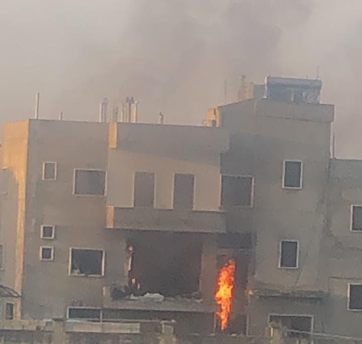 Israeli airstrike targets Bar Elias behind Al-Shaibani School