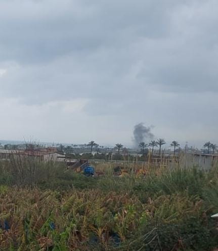 The raid that targeted the Al-Barak area on the outskirts of the town of Al-Adousiyah - Al-Zahrani