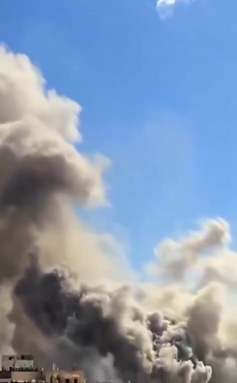 Smoke is rising over Tehran after airstrikes