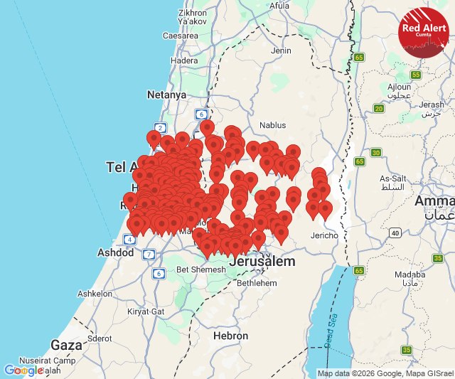 Iranian Ballistic missiles are striking Central Israel cities
