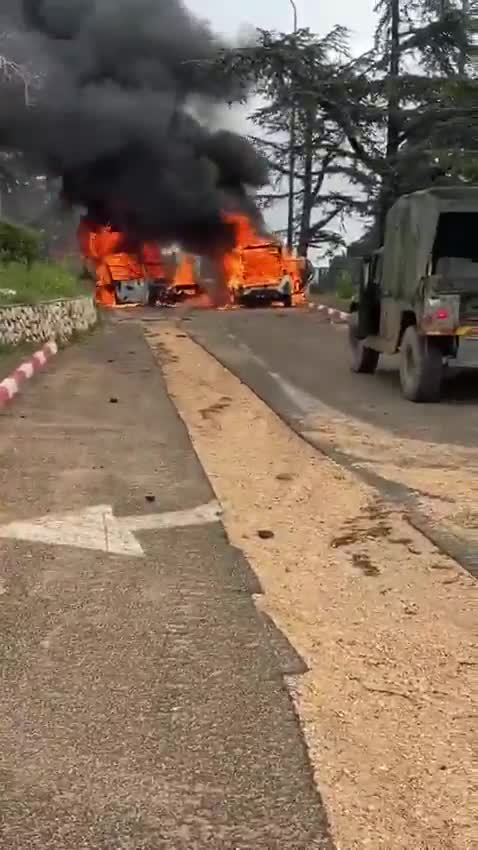 One person is killed in a suspected anti-tank missile attack in the northern border community of Misgav Am, first responders say.  The Magen David Adom ambulance service says two vehicles caught fire, and a body was pulled from one.  The IDF is investigating the apparent Hezbollah attack from Lebanon.
