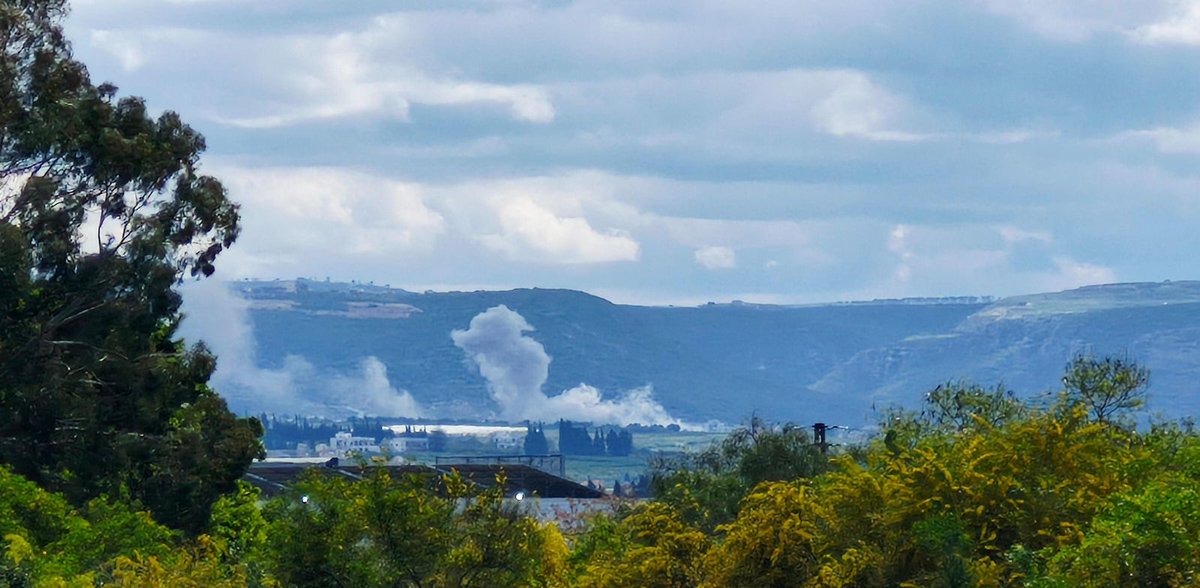 Airstrikes on Al Haniyeh in South Lebanon