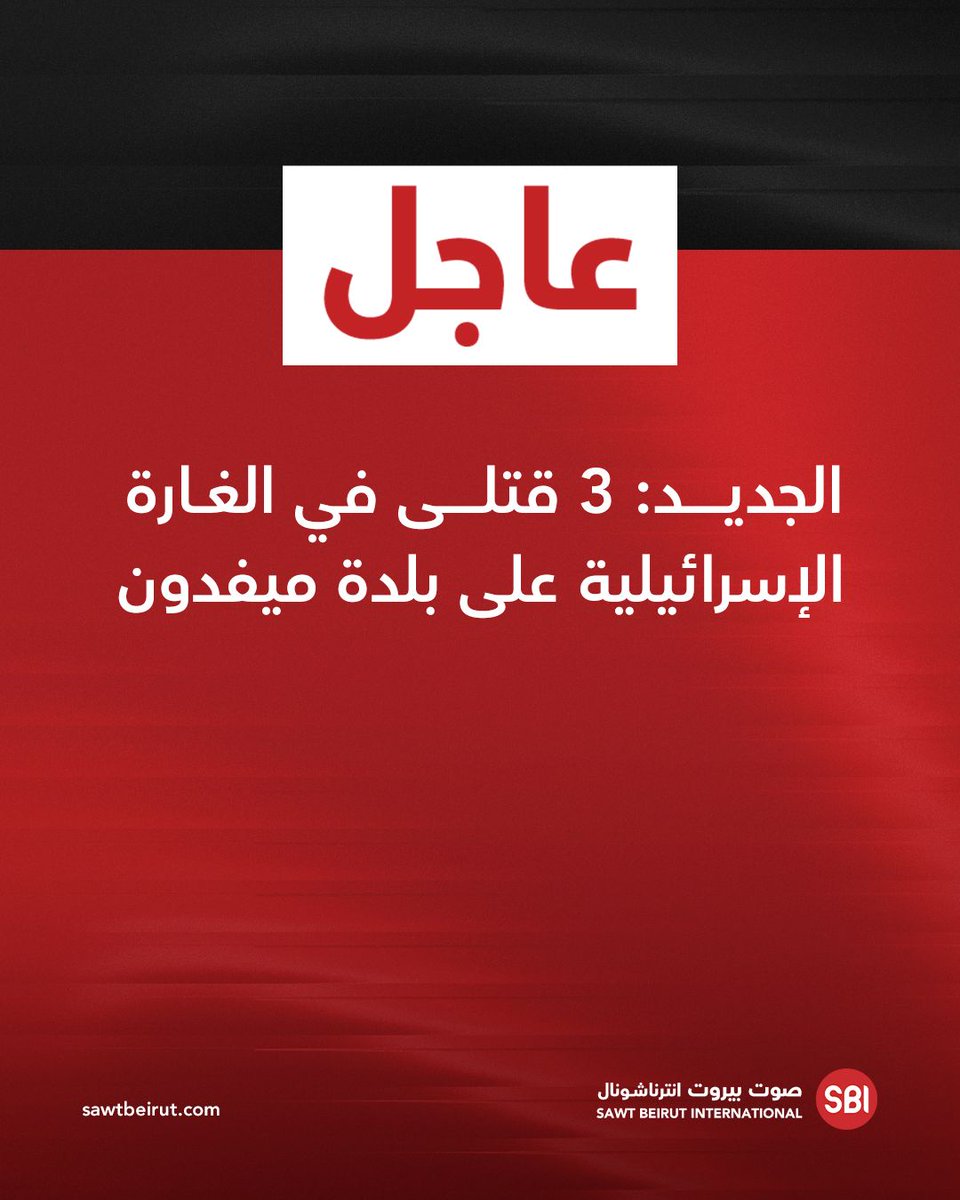 3 killed in Israeli raid on the town of Mefdon