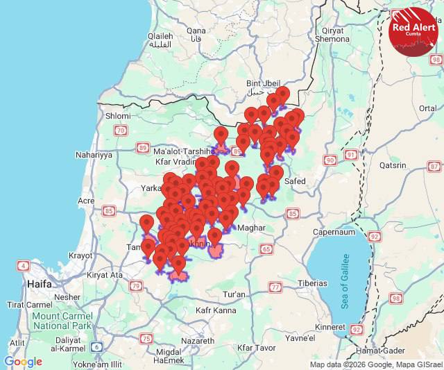 Rocket launches from Lebanon towards number of areas in northern Israel