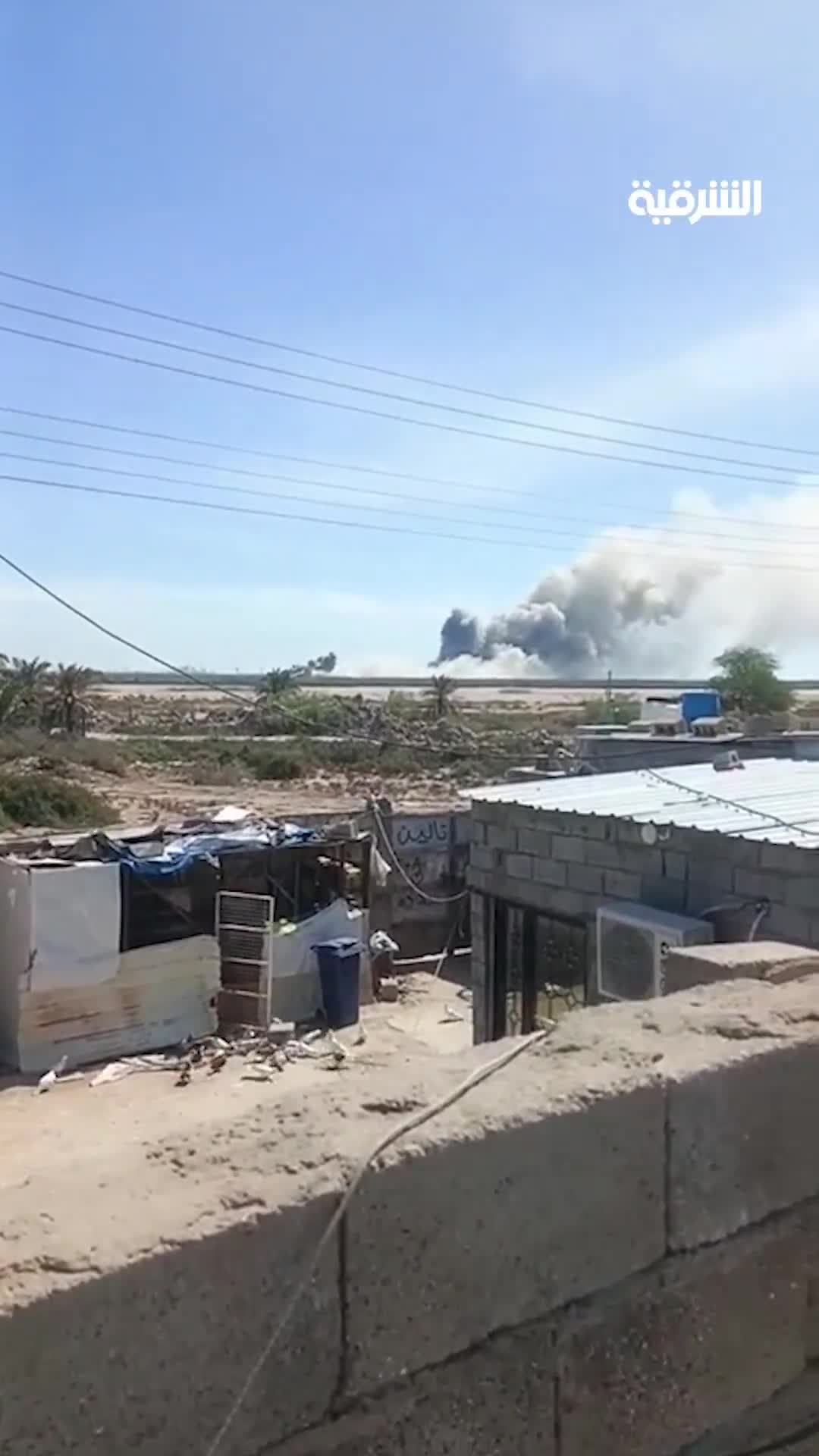 Airstrikes on Iran documented from residents of border areas of Basra province in Iraq