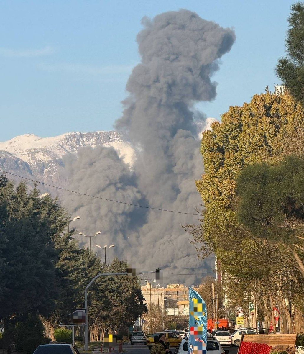 Heavy shelling on the Chalus area in Karaj