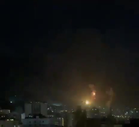 Airstrikes in Karaj, Iran