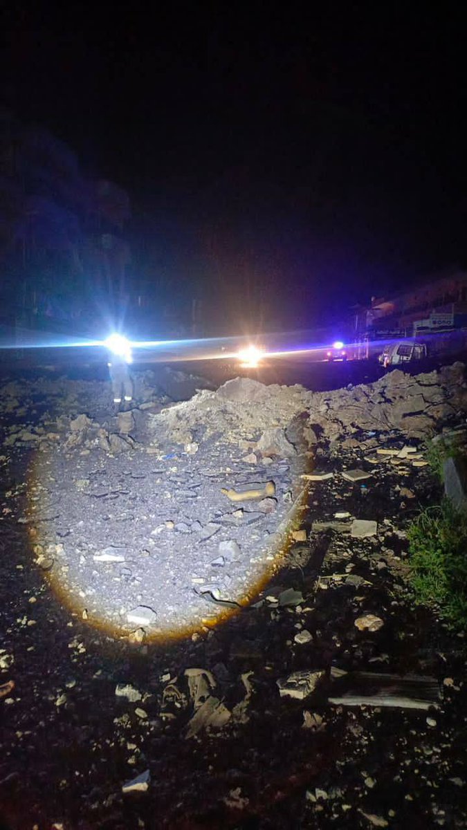 A raid cut off the road to Toul al-Dweir near the Amanah station