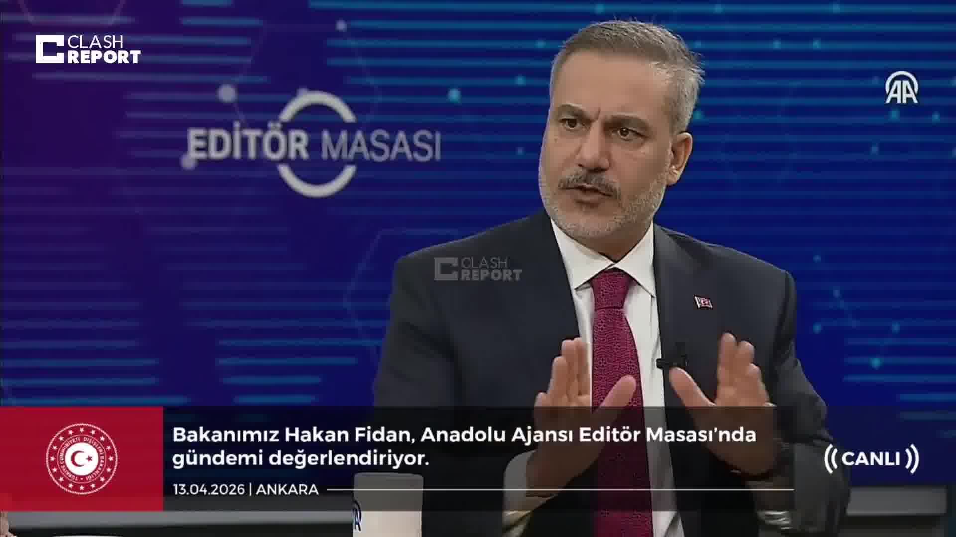 Turkish Foreign Minister Hakan Fidan: The effort to expand territory has always been one of Israel’s objectives. It was waiting for an opportunity to implement this, and after October 2023 it saw that such an opportunity had opened up. Essentially, Israel is not pursuing security, but rather more territory. It presents this expansionism under the guise of security needs. As this becomes more exposed, international awareness grows, and the political rhetoric surrounding the issue begins to shift and produce different effects