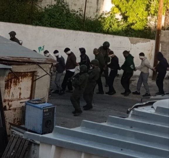 This morning Israeli forces are carrying out a wide arrest campaign during their ongoing raid on the town of Bal’a, east of Tulkarm
