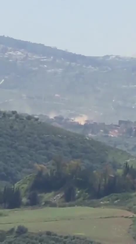 Bombardeo de artillería sobre la ciudad de Qantara en el distrito de Marjeyoun.