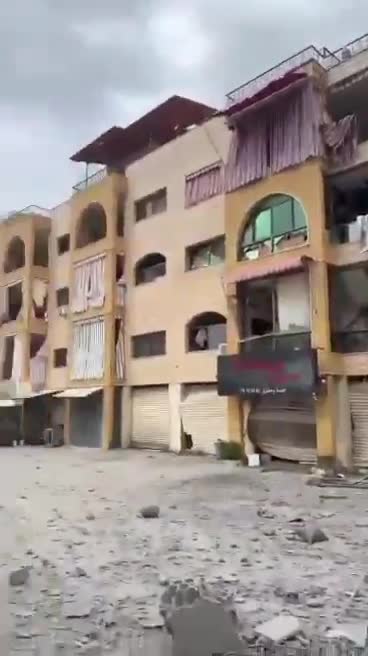 Airstrike that targeted the town of Toul a short while ago