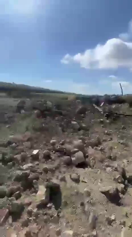 The house targeted in a night raid on the town of Kafr Rumman in the Nabatieh district