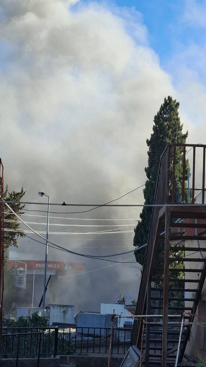 The second raid targeted the vicinity of Tebnine Hospital.