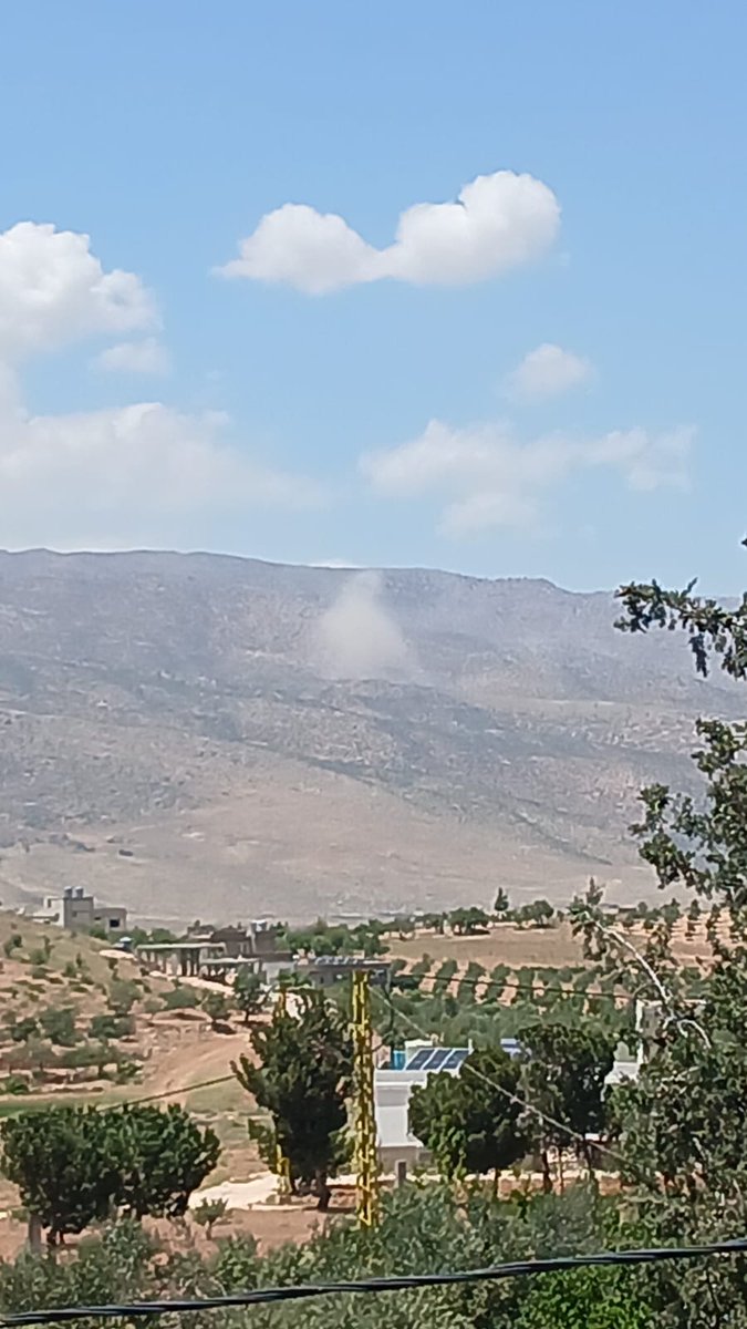 Israeli raid on the outskirts of Harba in the northern Bekaa Valley