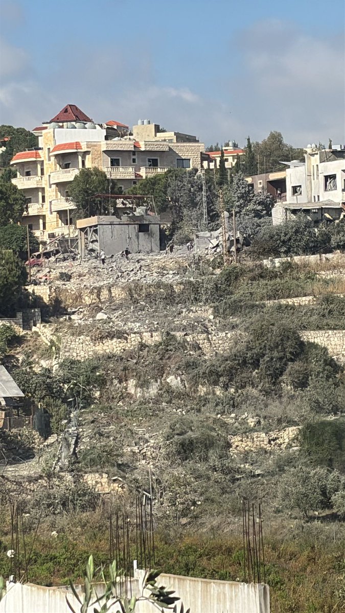 Israeli raid targeted the town of Marwaniyeh in southern Lebanon