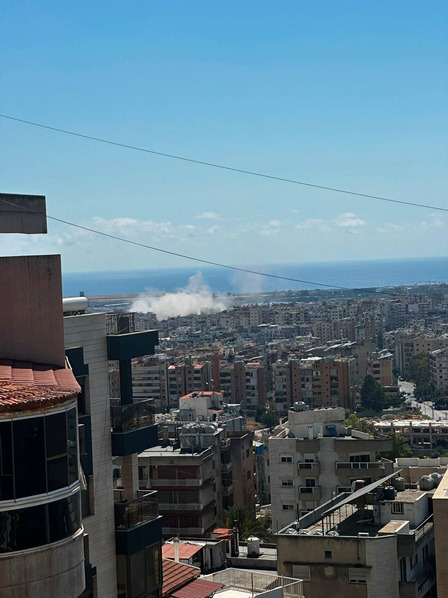 The Israeli Air Force carried out strikes in Beirut's southern suburbs a short while ago. Prime Minister Benjamin Netanyahu and Defense Minister Israel Katz in a statement say that the strikes targeted Hezbollah command centers, in response to the terror group's rocket fire on northern Israel this morning