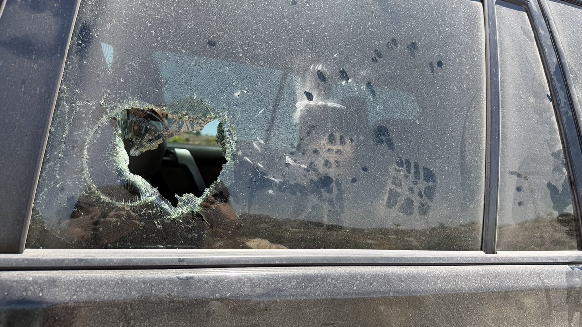 CNN: While reporting from Halhul today in the occupied West Bank, Israeli settlers severely damaged our vehicle and those of several Palestinians, smashing windows & puncturing tires. Thankfully, no one was in the vehicles. We won't be deterred from continuing to report on this story