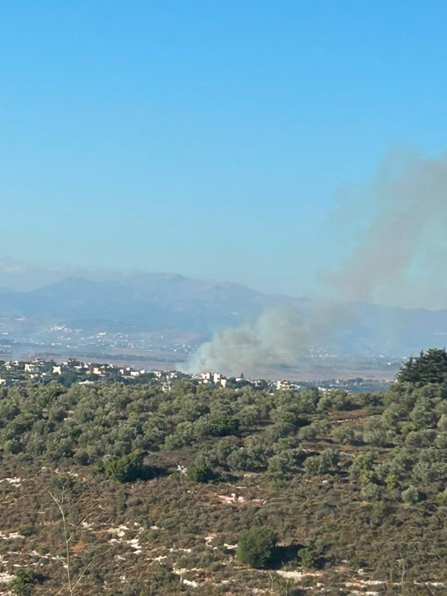 Houses in Qantara were burned by the Israeli army