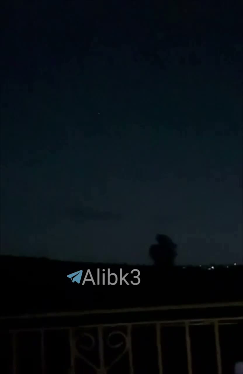 Israeli airstrike on the town of Mansouri in southern Lebanon