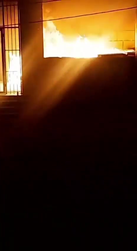 Settler militias burn down a mosque in the village of Qusra, southeast of Nablus.