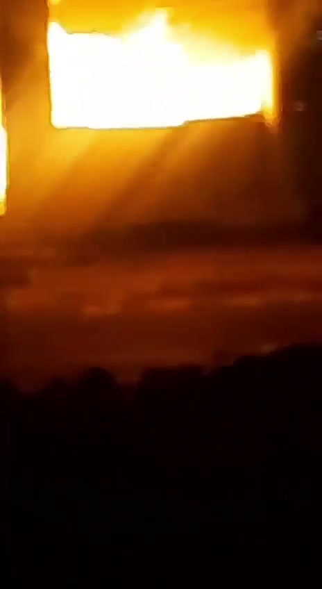 Settler militias burn down a mosque in the village of Qusra, southeast of Nablus.