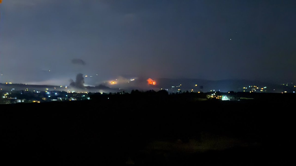 A wave of displacement is underway in Nabatieh as a result of the heavy airstrikes at dawn.