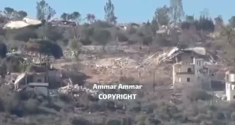 Israeli military and troop movements observed heading towards the Al-Mansouri village in southern Lebanon, coinciding with an operation involving machine gun sweeps.
